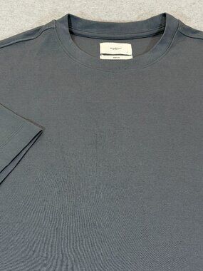 Reserved Supply Mens Oversize Fit T-Shirt Slate Blue Large Cotton Stretch NWT